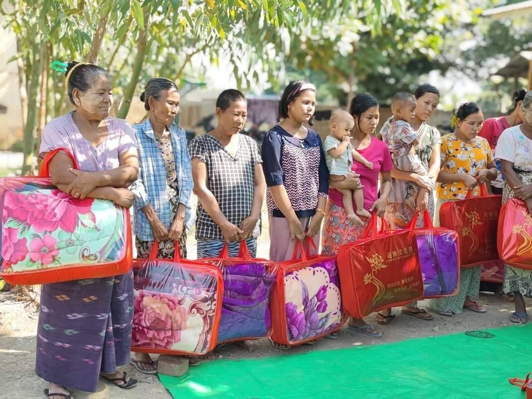 Donation ceremony for Internally Displaced People in Magway Region 10 October 2023